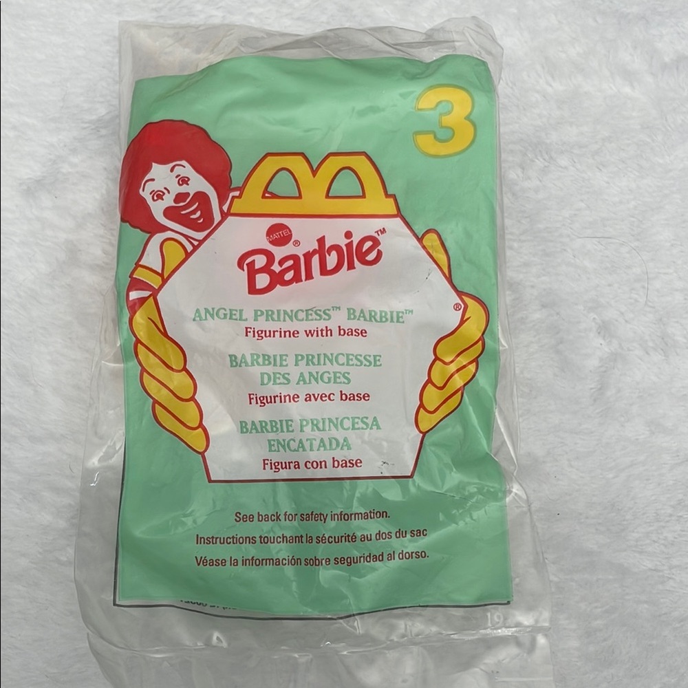 1996 McDonald’s Happy Meal Toy Angel Princess Barbie